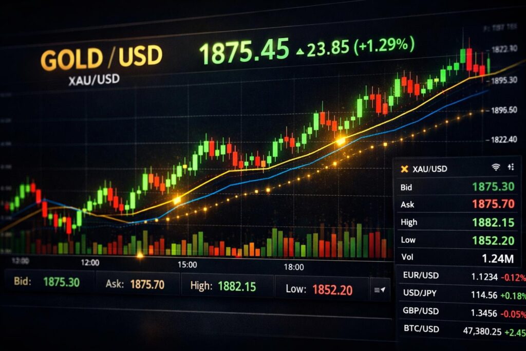 analisis-teknikal-xauusd-chart-candlestick