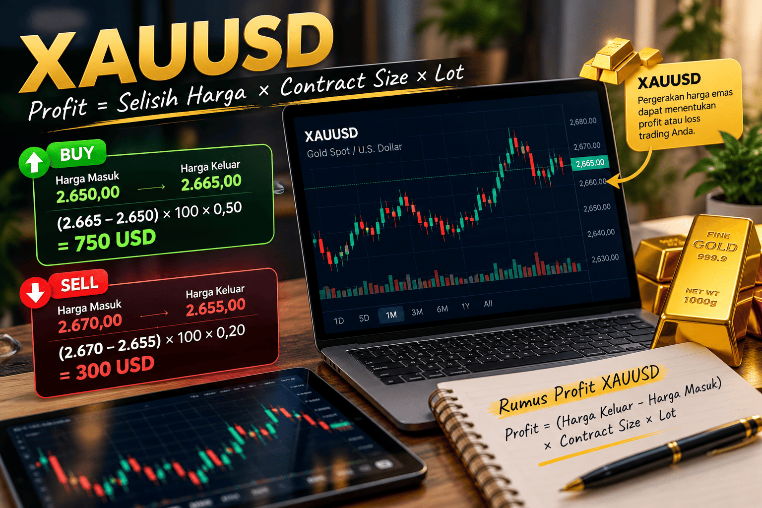 1. cara-menghitung-profit-xauusd-grafik-candlestick