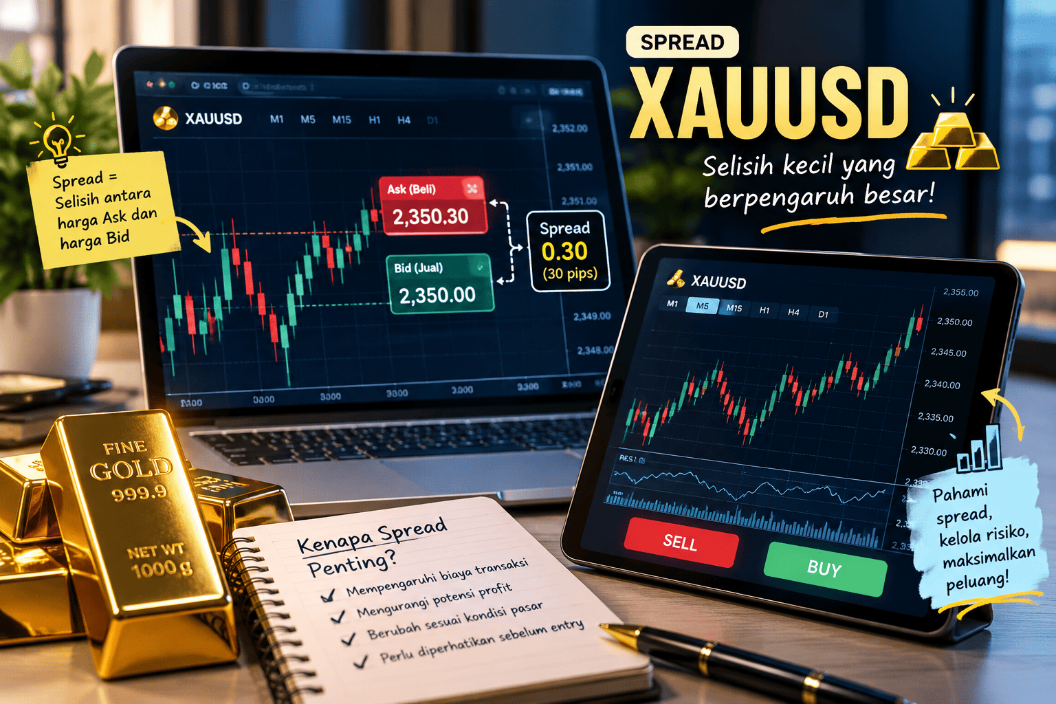 1. grafik-candlestick-spread-xauusd-analisis-harga