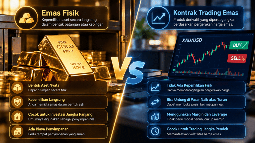 3. perbedaan kontrak trading emas dan emas fisik