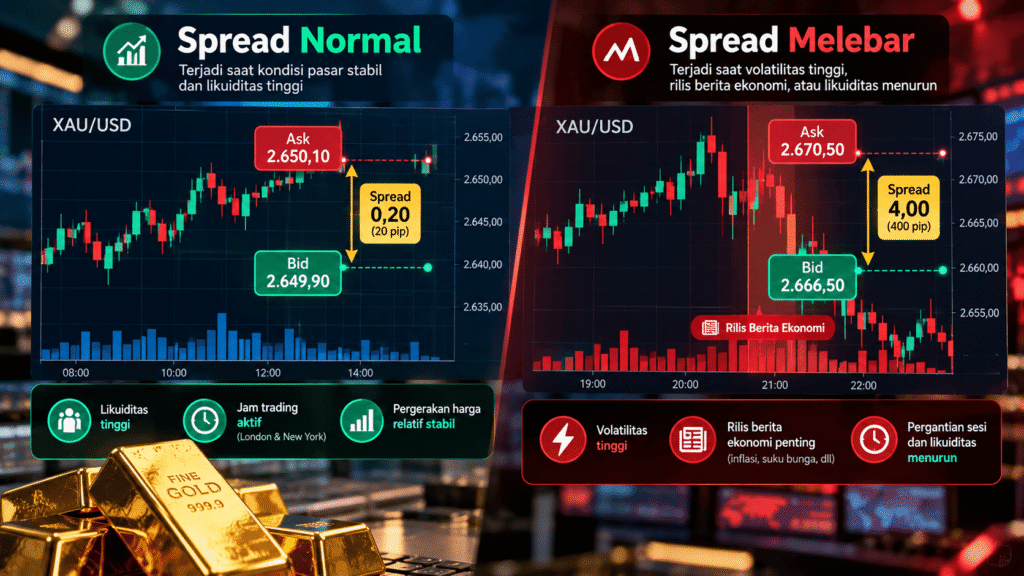 3. spread-normal-dan-melebar-xauusd